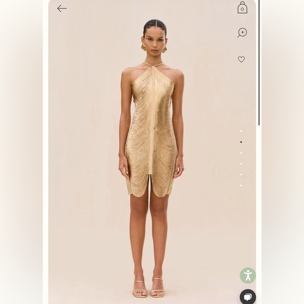 MARA DRESS - LIGHT GOLD